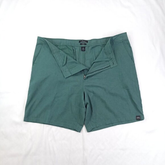 Marc Anthony Mens Linen Shorts Size XXL Green Lightweight Breathable Summer - Picture 2 of 9